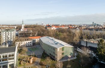 Luftperspektive Franziskus-Grundschule in München
